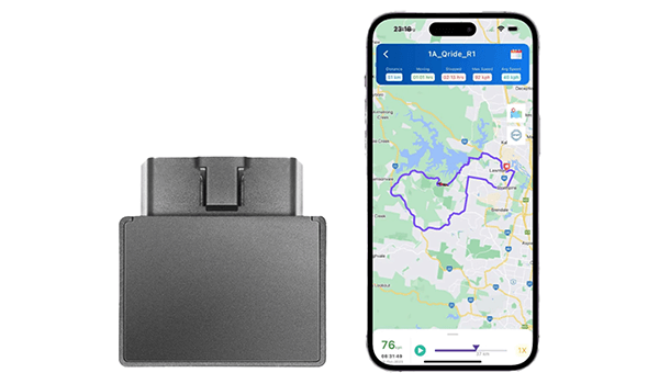 4G OBD GPS Tracker with CAN Port Side